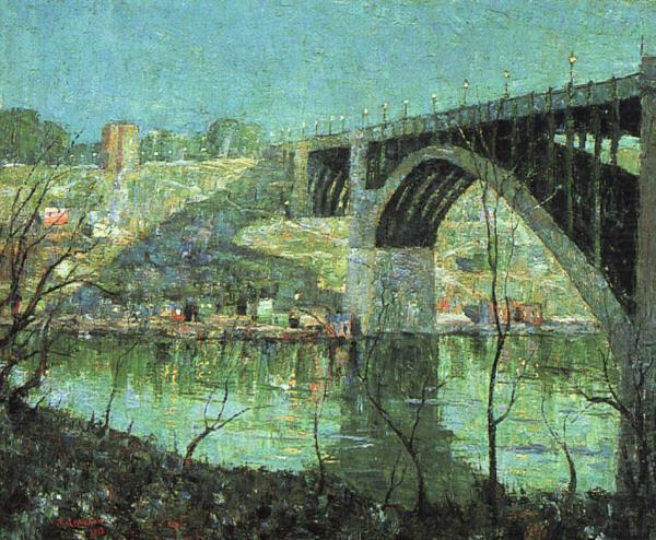 Spring Night at Harlem River, Ernest Lawson